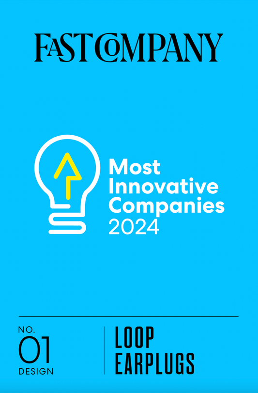 Loop Earplugs leads as No. 1 in Design by Fast Company's 2024 Most Innovative Companies List